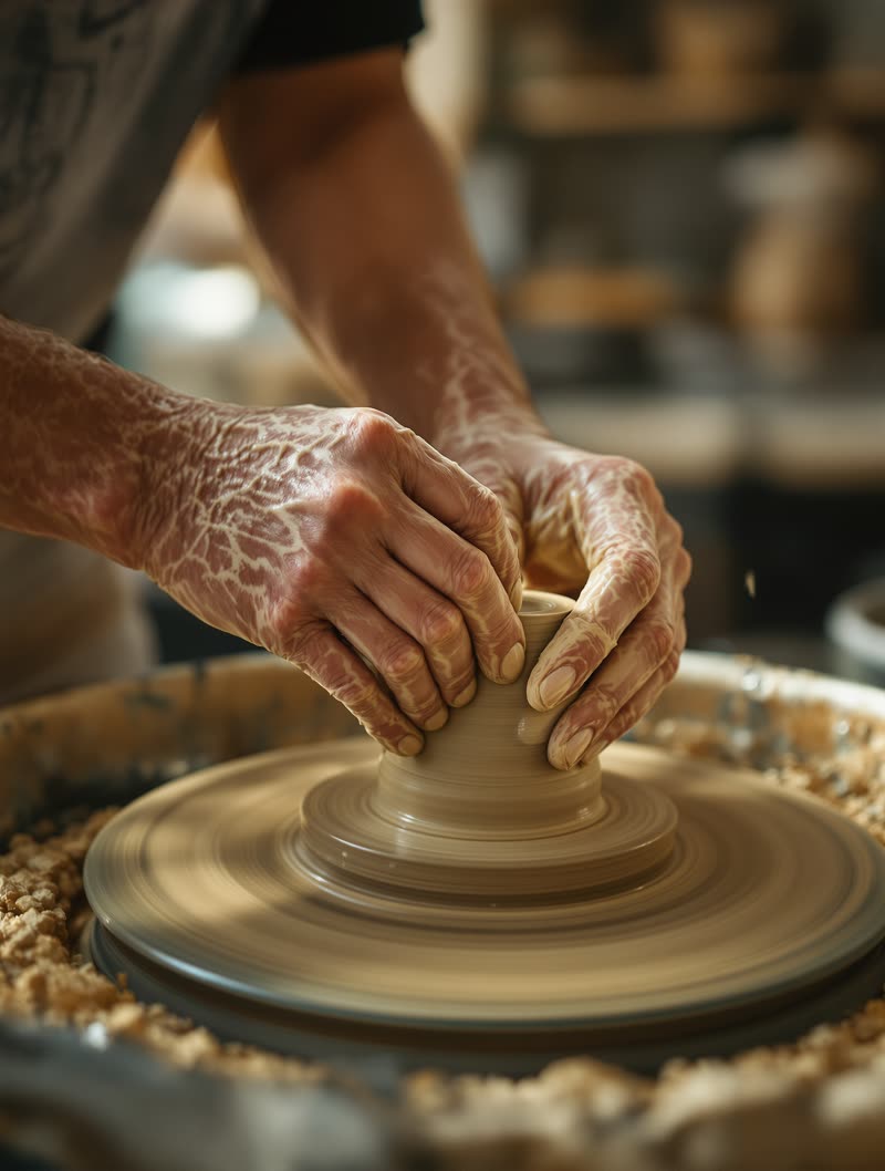 AI-generated content for a ceramics business