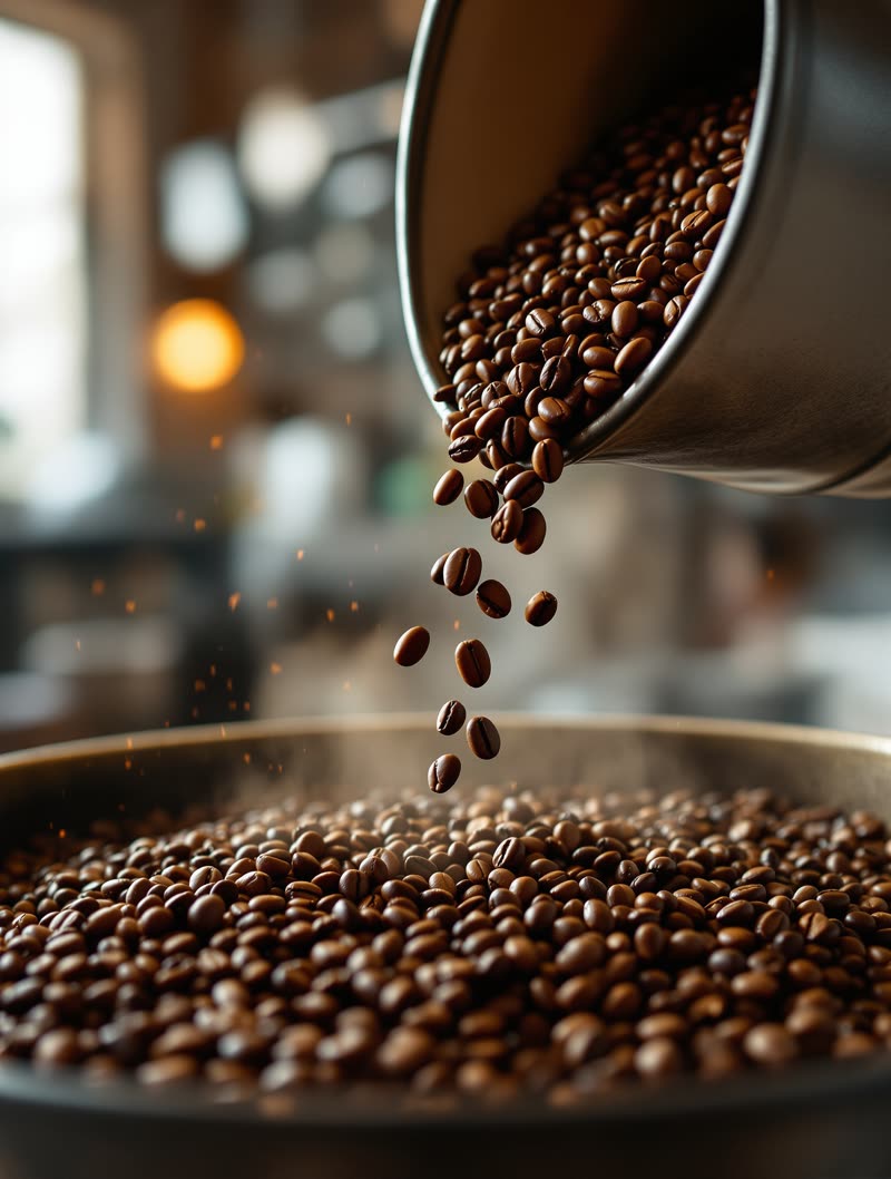 AI-generated content for a roastery business