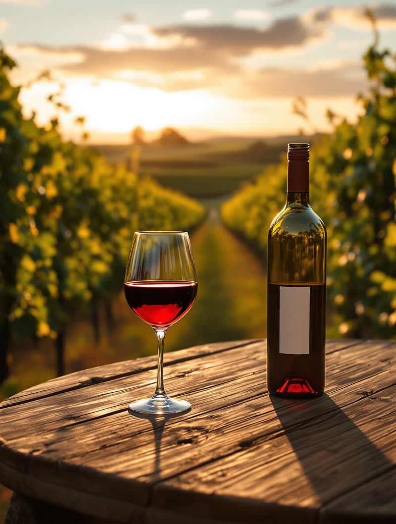 AI-generated content for a wine business